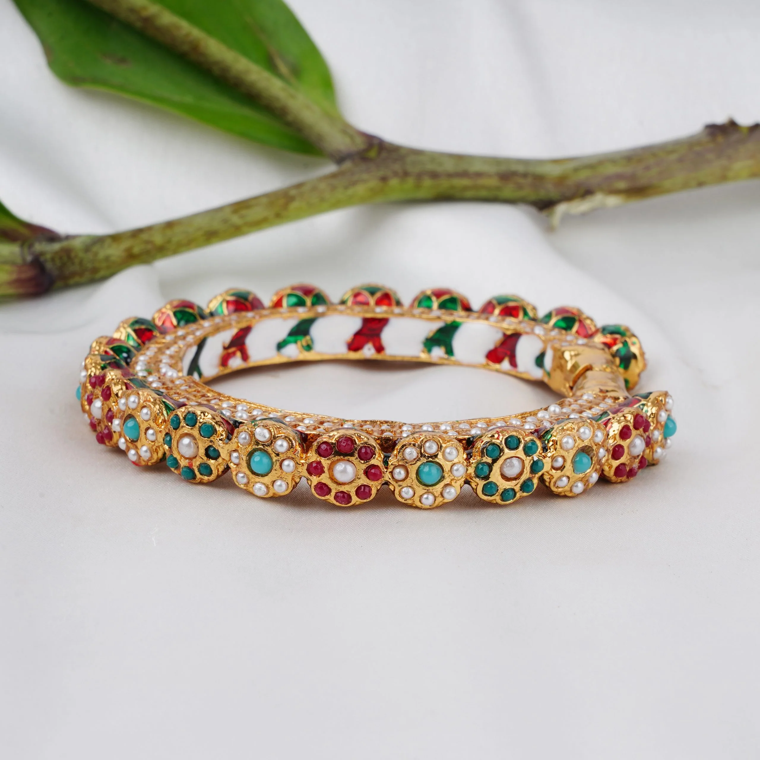 Elegant Multi color kada Bangle - Image 3
